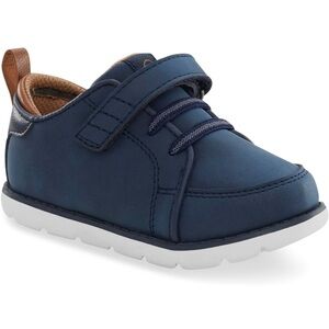 Stride Rite Blue and White Sneakers with Velcro Closure